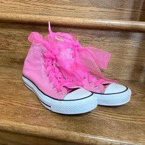 Rare hot pink Converse